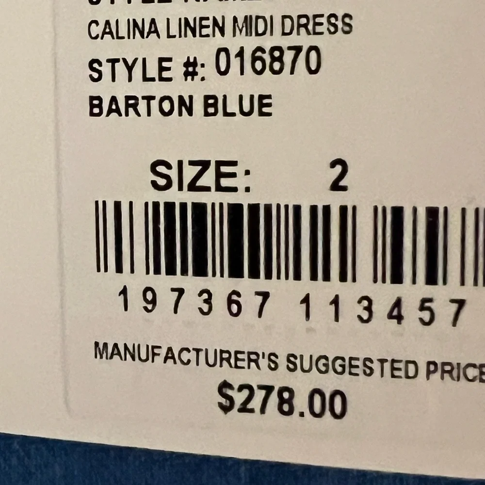 Lilly Pulitzer linen Calina Midi Dress - Picture 8 of 12